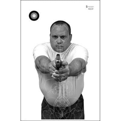 BC21 Vital Anatomy Photo Target Rifles Pistols Arrows Hunting Shooting Range Law Enforcement Training(23 x 35 Inch 100 Pack)