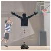 LXLZYXSF Defensive Mannequin for Shooting Dribbling Drills, Basketball Practice Dummy with Adjustable Arms & Water Injection Base & Telescopic Pole, Kids Adults (Color : Height 95-145cm(37.4-57in)) view 1