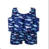 Baby Kids Boys Girls One-Piece Swimsuit with UPF 50+ Sun Protection, Long Sleeve Rash Guard for Toddler, Beach Pool Swimming, Summer Vacation Outfit Blue Dinosaur 1-2Years view 1