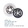 JHKJ Inline Wheels Replacement Wheels 85A 84mm 90mm 100mm 110mm Professional Super wear-Resistant Inline Wheels Replacement Wheels,Black,84mm view 4