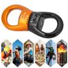 UPQRSG Swing Swivel 30Kn,Rotational Device Hanging Accessory, Outdoor Rock Climbing Universal Wheel Rotation Fixed Connector, Climbing Rope Swivels view 4