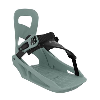 K2 Lil Kat Youth Snowboard Bindings, Jade, XS
