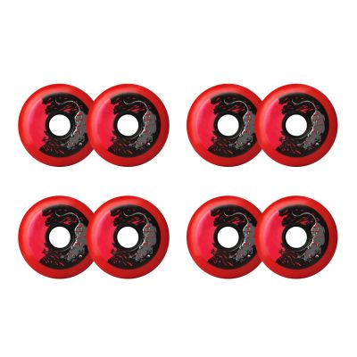 JHKJ Hardness 83A Inline Wheels Replacement Wheel 8 Pack 72MM 76MM 80MM Inline Wheels for Luggage Wheels Scooters Wheels,Red,72mm