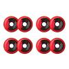 JHKJ Hardness 83A Inline Wheels Replacement Wheel 8 Pack 72MM 76MM 80MM Inline Wheels for Luggage Wheels Scooters Wheels,Red,72mm view 1