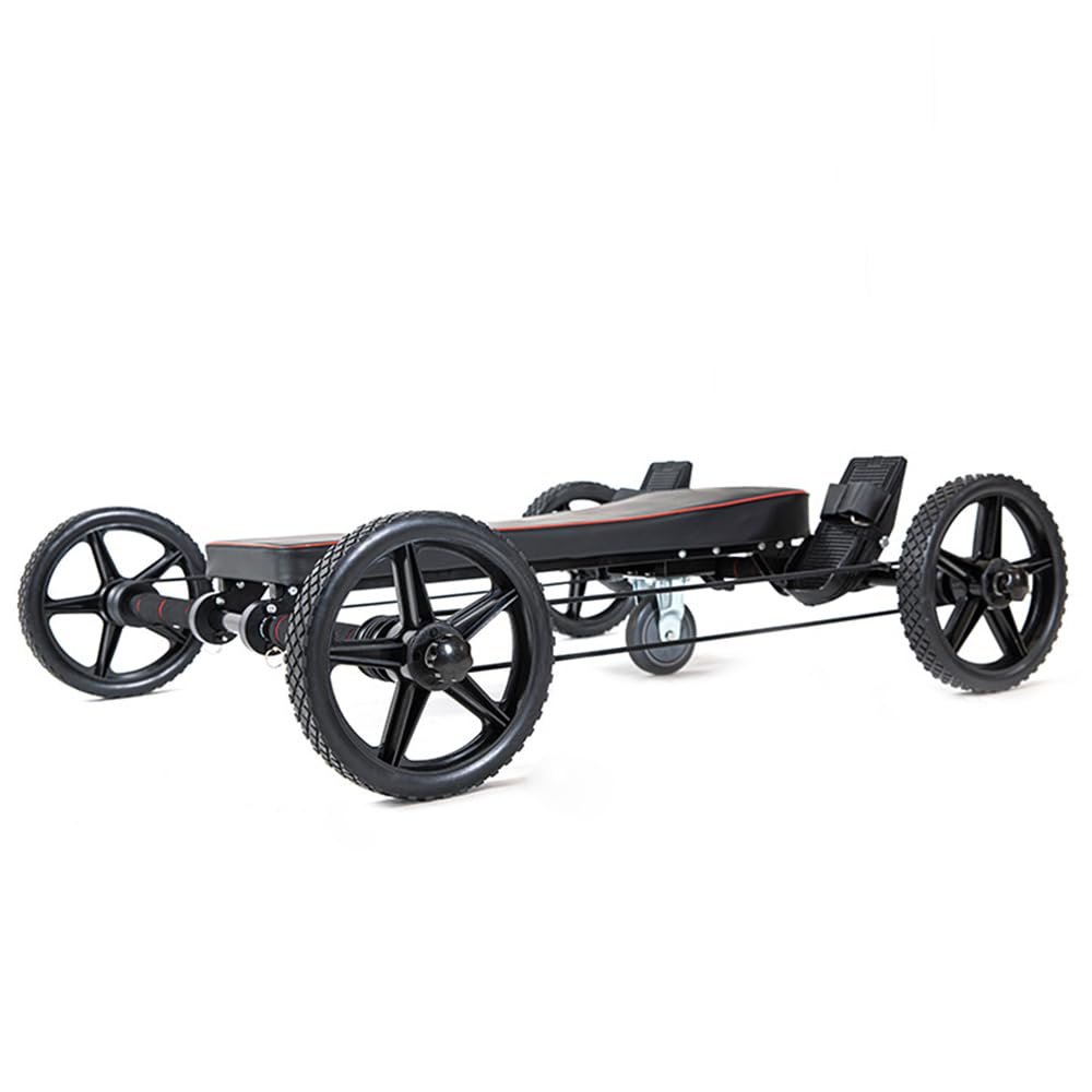 Abdominal Wheel Automatic Rebound Abdominal Equipment With 4 Wheels Home Exercise Bike