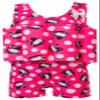 Baby Kids Boys Girls One-Piece Swimsuit with UPF 50+ Sun Protection, Long Sleeve Rash Guard for Toddler, Beach Pool Swimming, Summer Vacation Outfit Fuchsia Diving Cat 1-2Years view 1