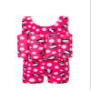 Baby Kids Boys Girls One-Piece Swimsuit with UPF 50+ Sun Protection, Long Sleeve Rash Guard for Toddler, Beach Pool Swimming, Summer Vacation Outfit Fuchsia Diving Cat 1-2Years view 2