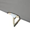 CHEOTIME Folding Camping Cot, Folding Bed, Single Person Folding Reclining Lounger for Camping Office Lunch Break Outdoor Emergency(56 Round Tube Gray) view 4