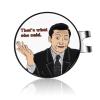 JIAOWEI Michael Scott Enamel Golf Ball Marker with Magnetic Hat Clip - Funny Golf Accessories - Premium Gift for Golf Lovers - What She Said view 1