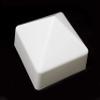 JSP Manufacturing 6x6 (5-7/8" x 5-7/8") Square Pyramid Style Cap Boat Dock Pylon Piling Cap Cover Conehead Cone Black or White (White, 25) view 3