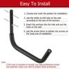 Kayak Storage Hooks, 15.3Inch Wall Mounted Garage Kayak Hanger, 2 Pairs Heavy Duty Canoe Garage Storage Utility Racks for Paddle Board, Ladder, Surfboard, Snowboard, Bike (Load Copacity 50LB) view 4