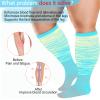 3 Pairs Plus Size Wide Calf 20-30 mmHg Knee High Compression Socks view 2