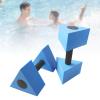 Colaxi Triangular Aquatic Exercise Dumbbells Water Dumbbells Swimming Strength Training High Buoyancy Lightweight Floating Dumbbells for The Pool, Blue view 2