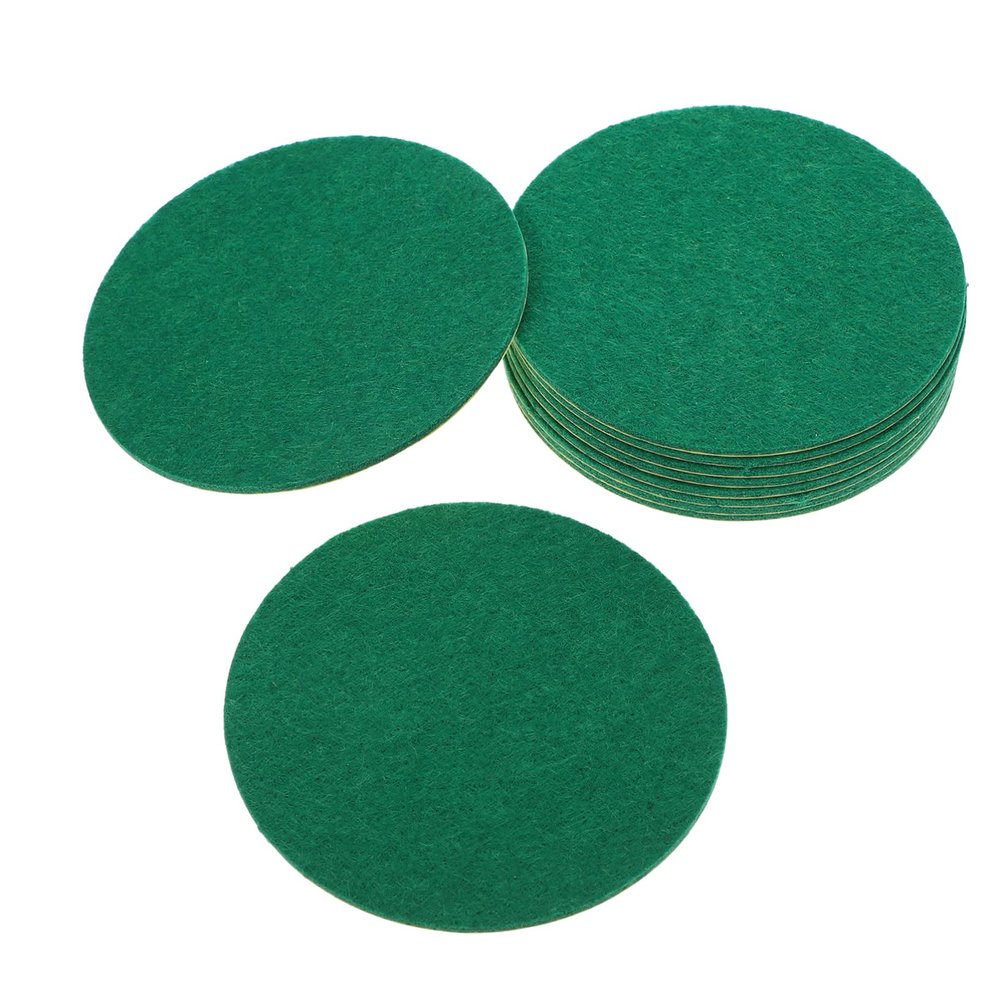 10pcs Polyester Fiber Air Hockey Pusher Patches Essential Hockey Accessories for Mini Game Tables Non-damaging Pads for Competitive