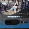 Ankle Straps for Cable Machine, Gym Ankle Cuff for Kickbacks, Leg Extensions, Glute Workouts, Booty Hip Abductors Exercise for Women and Men, Adjustable Leg Straps with Neoprene Padding Pair view 2