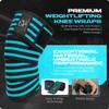 Special Essentials Knee Wraps for Weightlifting with Strap (2 Pack) - 72 Inches Flexible Support for Men & Women, for Powerlifting, Squats, Leg Press, and Cross Training view 2