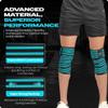 Special Essentials Knee Wraps for Weightlifting with Strap (2 Pack) - 72 Inches Flexible Support for Men & Women, for Powerlifting, Squats, Leg Press, and Cross Training view 4