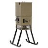 BOSS Buck Stand & Fill Sled Feeder with Diverter Plate & Solar Panel | Easy Assembly Durable Steel Deer Hunting Varmint Guarded Programmable Automatic Game Feeder, 300LB view 1
