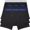 Calvin Klein Men's Cotton Stretch Multipack Boxer Briefs, Black W/Phantom/Spectrum Blue/Vaporour Gray WBS, X-Large view 1