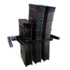 Hammy3DPrints Mount for AR 223/556/300 Lancer Mags - Wall | Magazine Holder Storage Rack (4 Mags, Black) view 2