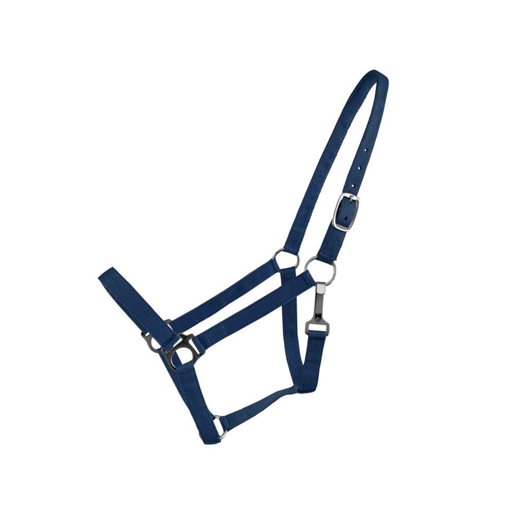 2 Ply Nylon Turnout Horse Halter (Navy)