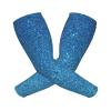 Woyaba Cute bright blue glitter glitter arm sleeve compression,farslemers defense gardening sleeves sun protection arm sleeves for men,women or teenager view 1
