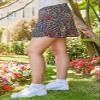 YMI Women's Dropped Tier Skort, Ditsy Patch, M view 3