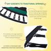 SkyBound 10 FT Springfree Trampoline for Kids and Adults - Springless Trampolines with Enclosure - Recreational Trampolines Bungee Cords - Outdoor Trampoline for Kids - No-Gap Design Zipper System view 3