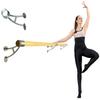 Balanoire Ballet Barre 3 FT Long 2.0 Diameter for Kids and Adults, Premium American Wood Wall Mounted Ballet Bar Home/Studio Ballet Barre Dance Equipment Ballet Training Barre, Silver (A) Brackets view 2