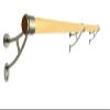 Balanoire Ballet Barre 3 FT Long 2.0 Diameter for Kids and Adults, Premium American Wood Wall Mounted Ballet Bar Home/Studio Ballet Barre Dance Equipment Ballet Training Barre, Silver (A) Brackets view 4