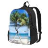 1-100PCS Custom Travel Backpack Personalized Carry On Daypack Design Your Own Picture Text Logo Work Bag For Men Women view 2