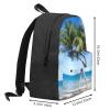 1-100PCS Custom Travel Backpack Personalized Carry On Daypack Design Your Own Picture Text Logo Work Bag For Men Women view 3