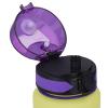 1000ML Large Capacity Water Bottle, Water Bottle Portable Gradient Frosted Sport Water Bottle Bounce Cover Space Cup,Sports Water Bottle with Sticker Rope for Adult and Kids Gym(purple cover gradient) view 4