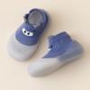 Baby Sock Shoes Infant Boys Girls Socks Shoes Toddler Shoes Floor Socks Shoes Cartoon Breathable (Blue, 8 Toddler) view 3