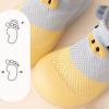 Baby Sock Shoes Infant Boys Girls Socks Shoes Toddler Shoes Floor Socks Shoes Cartoon Breathable (Grey, 8 Toddler) view 2
