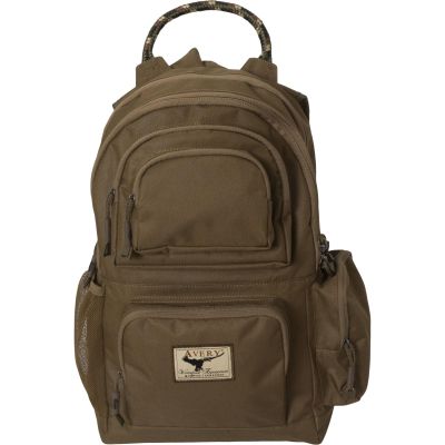 Avery Waterfowler's Day Backpack - Durable Waterfowl Hunting Outdoor Bag with Multiple Compartments & Padded Shoulder Straps, Marsh Brown