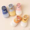 Baby Sock Shoes Infant Boys Girls Socks Shoes Toddler Shoes Floor Socks Shoes Cartoon Breathable (Orange, 8 Toddler) view 3
