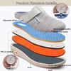 bumuam Men's Wide Width Shoes with Adjustable Closure Lightweight,Wide Widths Walking Edema Sneakers Adjustable Strap Easy On/Off with 3 Pairs Insoles Replacement Men 6.5/Women 7.5 view 2