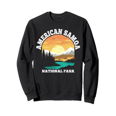 Vintage American Samoa National Park Retro Womens Mens Sweatshirt