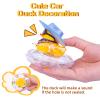 MuMyer Rubber Duck for Car Dashboard, Cowboy Duck Car Dashboard Decoration Car Duck Ornament Accessories with Mini Swim Ring Glitter Cowboy Hat Scarf Necklace and Sunglasses(B-G4) view 4