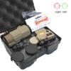 558+G45 Sights,558 Red Green Dot Holographic Sight G45 5X Magnifier Reflex Scope Combo with Quick Release Mount,Fit 20mm Rail Weaver Mount (Tan) view 3