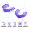 Ordbuum 2 Pack Mouth Guard, Sports Mouth Guard Football Youth Football Mouthguard with Strap and Box Basketball, Sport Mouthguard for Lacrosse, Hockey, MMA (Purple for Ages 8+) view 2