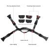 Yzpacc Tactical MK Helmet Chin Strap Adjustable Dial 4 Points Suspension System with Bolts and Screws for MK Fast MICH Bump Tactical Helmet Accessories view 3
