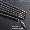SHARROW 33 inch Carbon Arrow Hunting Arrows 400 Spine with 100 Grain Removable Tips for Archery Compound & Recurve & Traditional Bow Hunting Practice Shooting 6/12pcs (12pcs, White) view 3