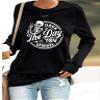 MOGUI Have The Day You Deserve T-Shirt Plus Size Day You Deserve Shirt I Hope You Have The Day You Deserve T-Shirt Fun Tshirt Long-Sleeved Sweatshirts Shirt Inspirational Gift Plus Size 2XL Black view 2