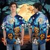 228CLOSET Men's Mummies Hawaiian Shirts - Halloween Skull Button Down Mens Hawaiian Shirts Set 63 Size M view 2