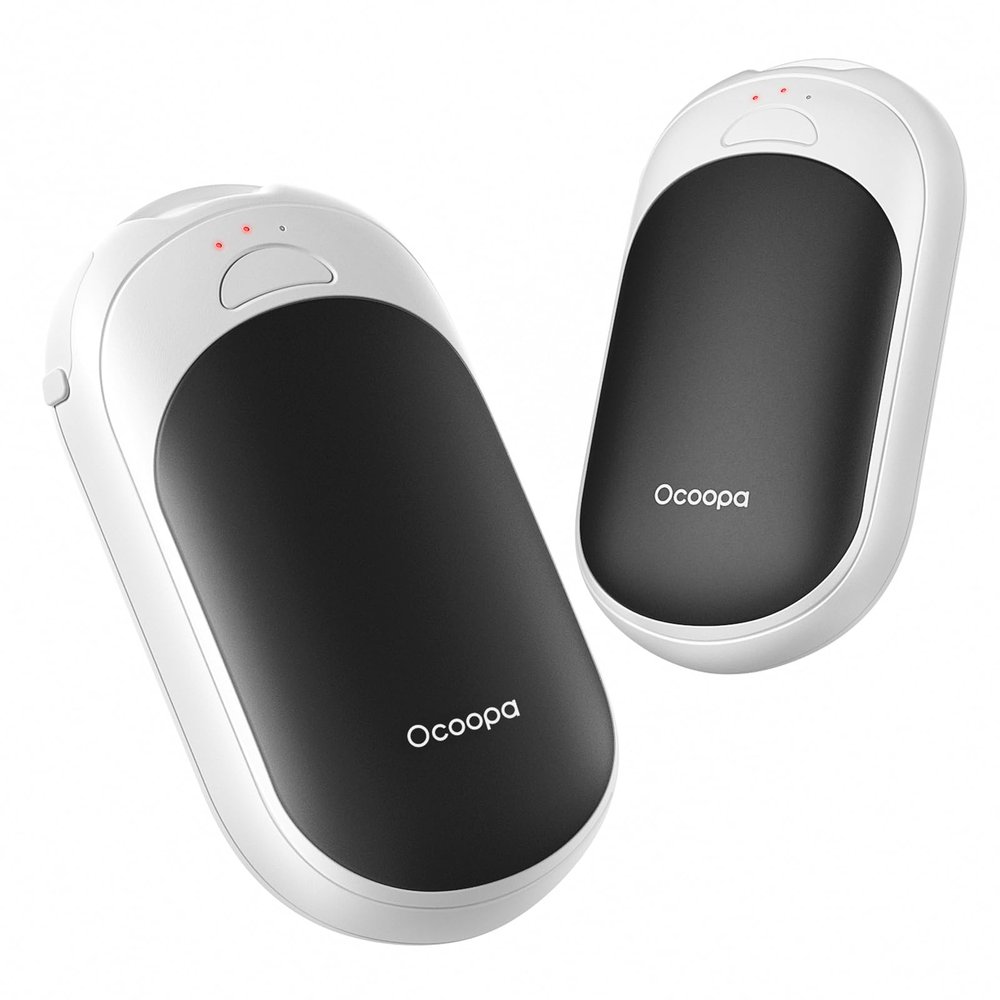OCOOPA Magnetic Rechargeable Hand Warmers 2 Pack, Fast Heating, 3-Settings, UL Certified, Electric Portable Pocket Heater, Hunting, Golf, Camping Gear, Warm Gifts for Women, Tech Gift Men, UT3 Lite