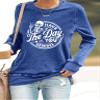 Have The Day You Deserve T-Shirt Womens Have The Day You Deserve T-Shirt Plus Size Have The Day You Deserve Tank Positive Letter Skull Graphic Shirt T Funny Crewneck Sweatshirt Pullover Plus Size XL view 2