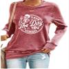 Have The Day You Deserve T-Shirt Womens Have The Day You Deserve T-Shirt Plus Size Have The Day You Deserve Tank Positive Letter Skull Graphic Shirt Tee Funny Crewneck Sweatshirt Pullover view 1