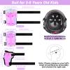 Unicorn Catcher Kids Helmet and Knee Pads Set, Adjustable for Girls Ages 3-8 view 4